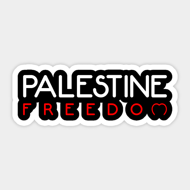 Palestine Wants Freedom - Straight Outta Falastine Sticker by mangobanana